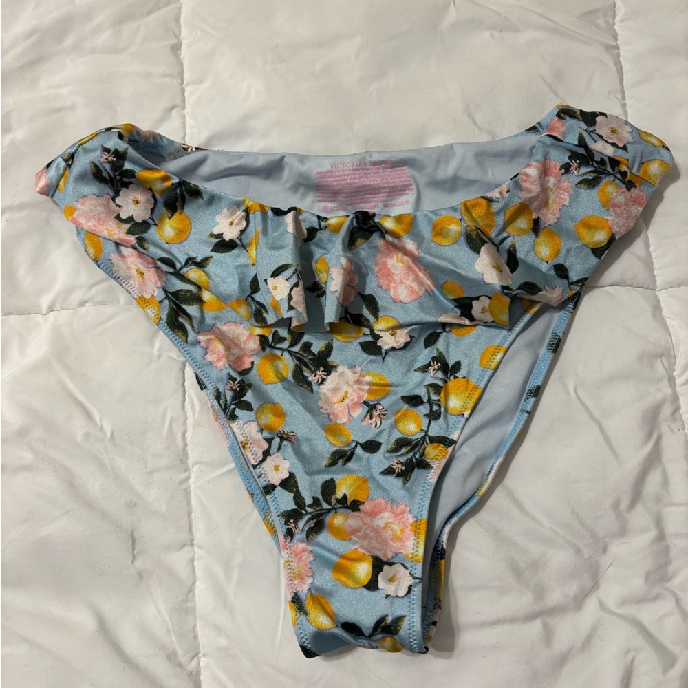 Victoria’s Secret VS Floral/Lemon Ruffle Bikini Bottom